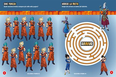 Il tuo quaderno di giochi con i Saiyan. Con test e giochi per guerrieri agli inizi. Dragon Ball. Ediz. a colori - 2
