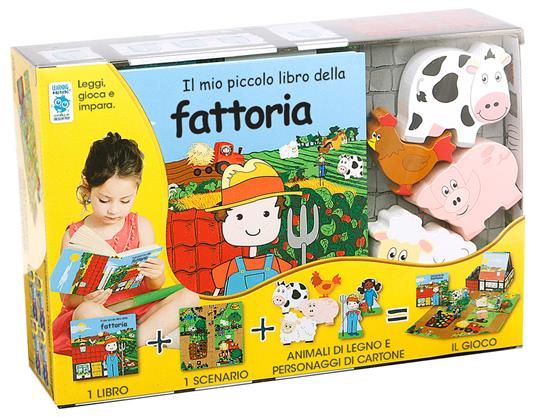 Il mio piccolo libro della fattoria. Little village. Ediz. a colori. Con puzzle - copertina