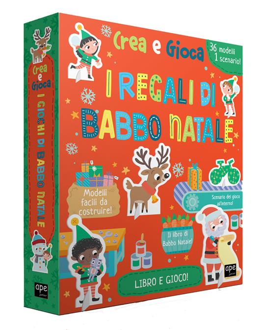 Crea e gioca. I regali di Babbo Natale. Con 36 modelli fustellati. Con puzzle - copertina