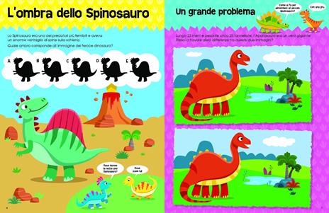 Dinosauri. Sticker scintillanti. Un libro di sticker e attività. Ediz. a colori - 3