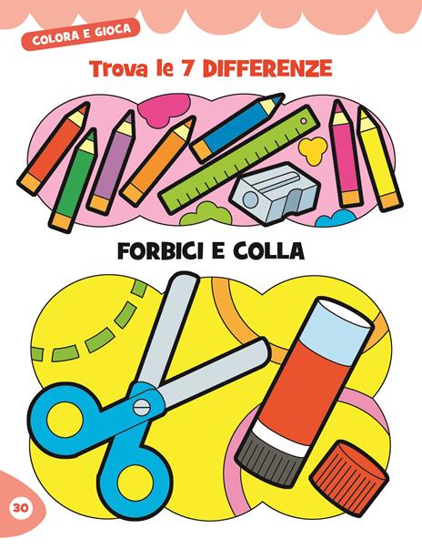 Colora e gioca la scuola. Colora la tua classe e divertiti. Ediz. a colori - 2