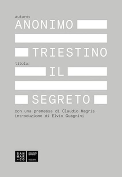 Il segreto - Anonimo triestino - copertina