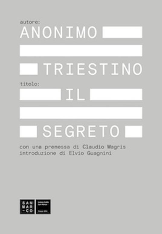 Il segreto - Anonimo triestino - copertina