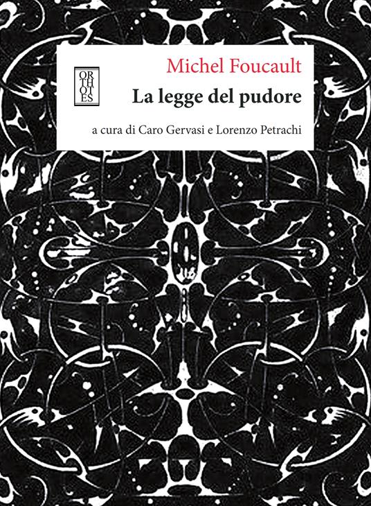 La legge del pudore - Michel Foucault - copertina