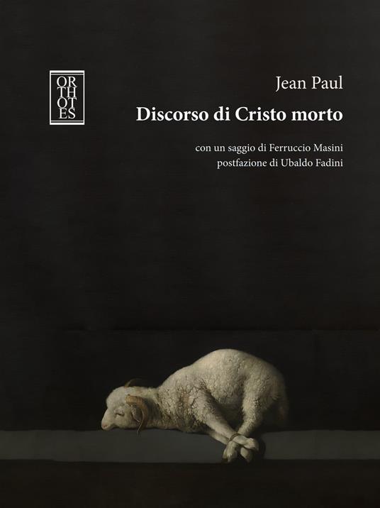 Discorso di Cristo morto - Jean Paul - copertina