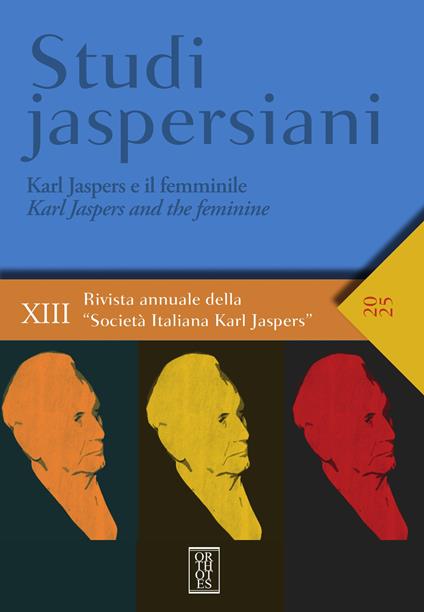 Karl Jaspers e il femminile. In dialogo con le filosofe del Novecento. - copertina