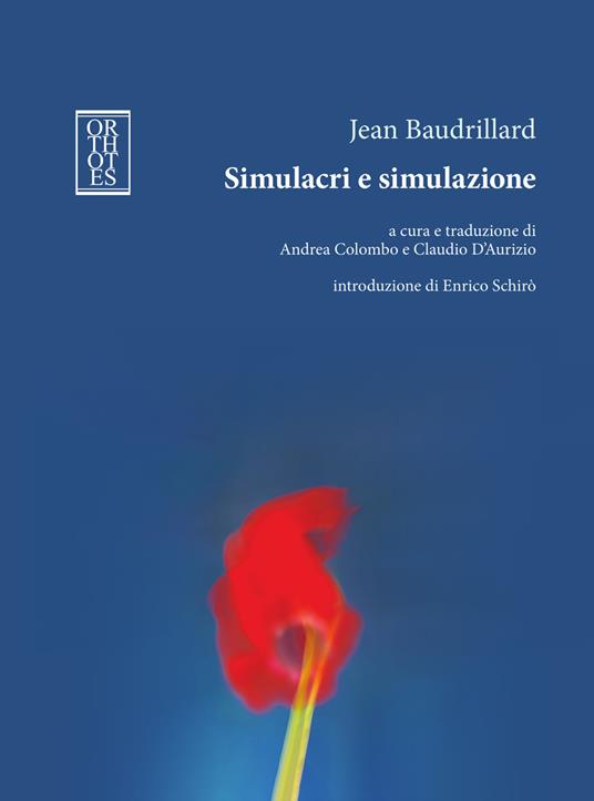Simulacri e simulazione - Jean Baudrillard - copertina