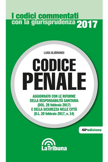Codice penale - Luigi Alibrandi - copertina
