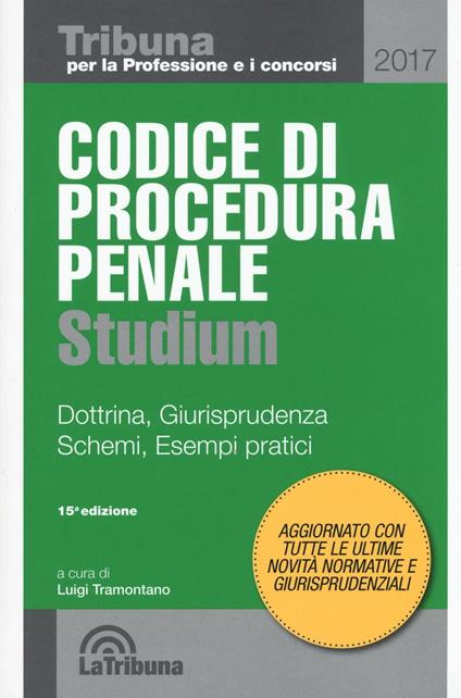 Codice di procedura penale Studium. Dottrina, giurisprudenza, schemi, esempi pratici - copertina