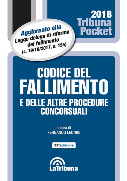 Codice del fallimento e delle altre procedure concorsuali - copertina