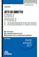 Atti di diritto civile penale e amministrativo