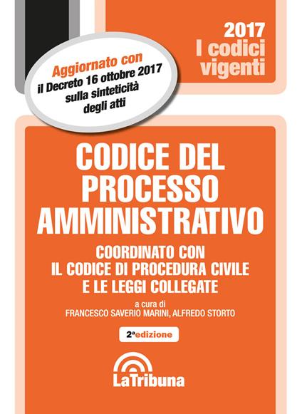 Codice del processo amministrativo. Coordinato con il codice di procedura civile e le leggi collegate - copertina