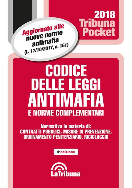 Codice delle leggi antimafia e norme complementari - copertina