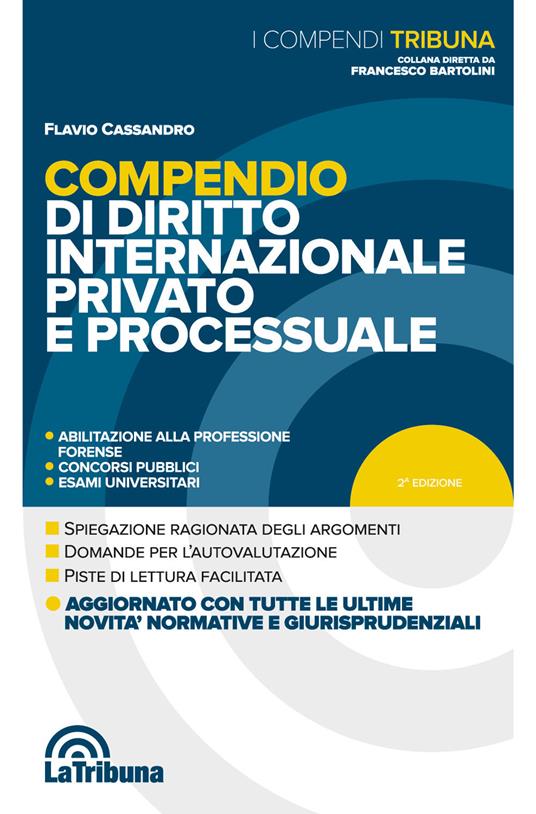 Compendio di diritto internazionale privato e processuale - Flavio Cassandro - copertina