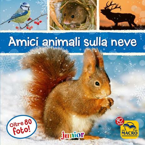 Amici animali sulla neve. Ediz. a colori - copertina