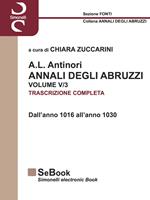 A.L.Antinori - Annali degli Abruzzi - Volume VI/3