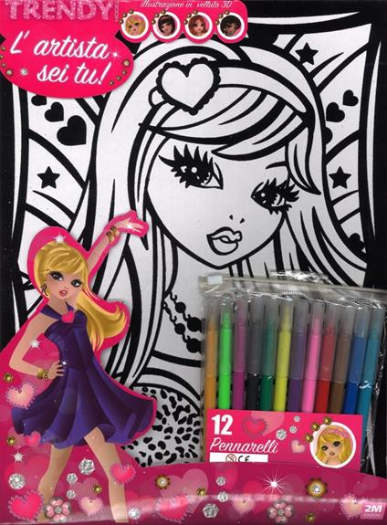 L'artista sei tu! Trendy model. Ediz. illustrata. Con gadget - copertina