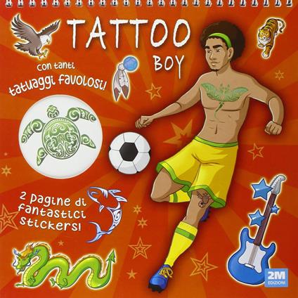 Tattoo book boy arancio - copertina