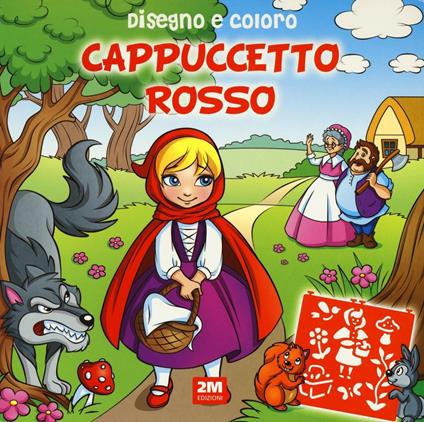 Disegno e coloro Cappuccetto - copertina