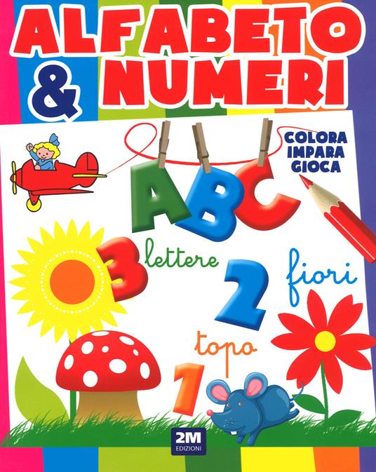 Alfabeto e numeri. Ediz. a colori - copertina