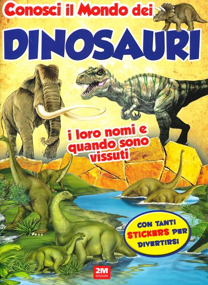 Dinosauri. Sticker. Trendy model. Ediz. a colori - copertina