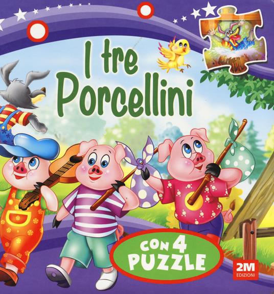 I tre porcellini. Libro puzzle - copertina