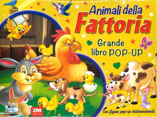 Animali della fattoria. Grande libro pop-up - copertina