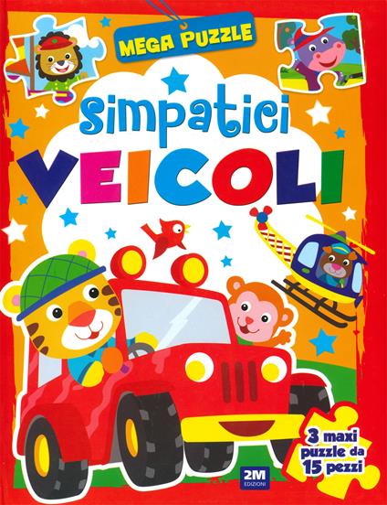 Simpatici veicoli. Mega puzzle