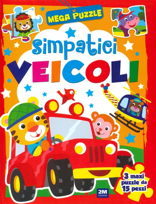 Simpatici veicoli. Mega puzzle