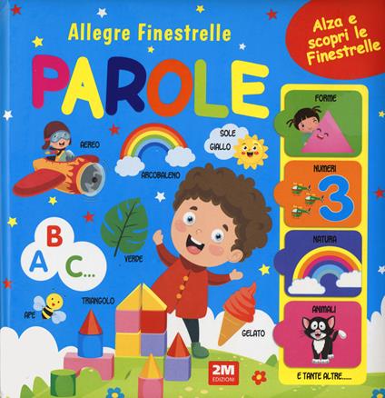 Parole. Allegre finestrelle. Ediz. a colori - copertina