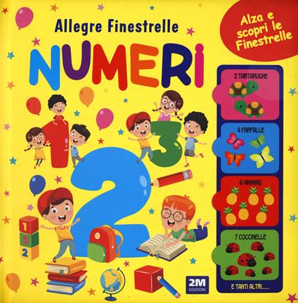 Numeri. Allegre finestrelle. Ediz. a colori - copertina