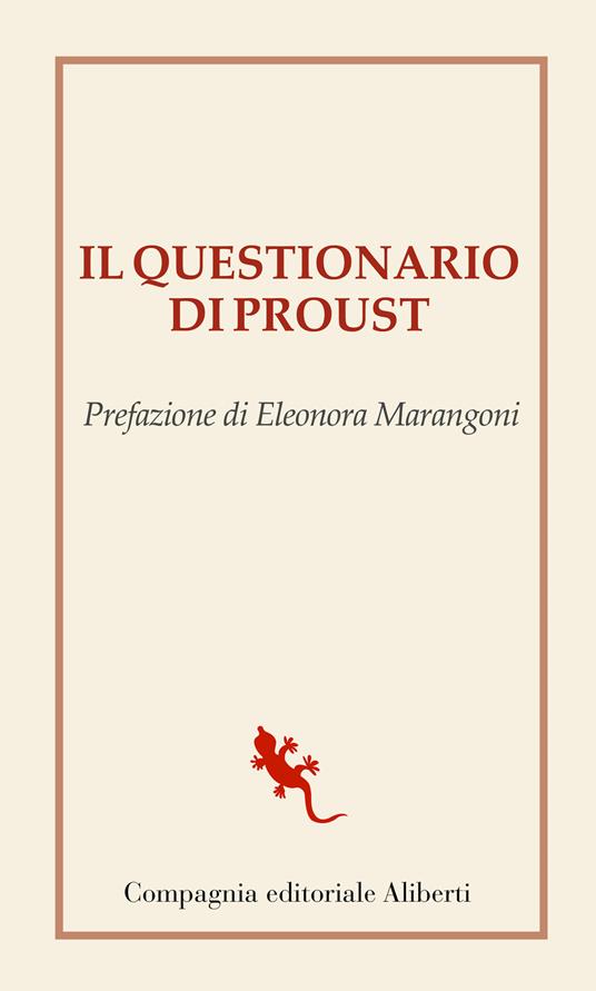 Il questionario di Proust - copertina