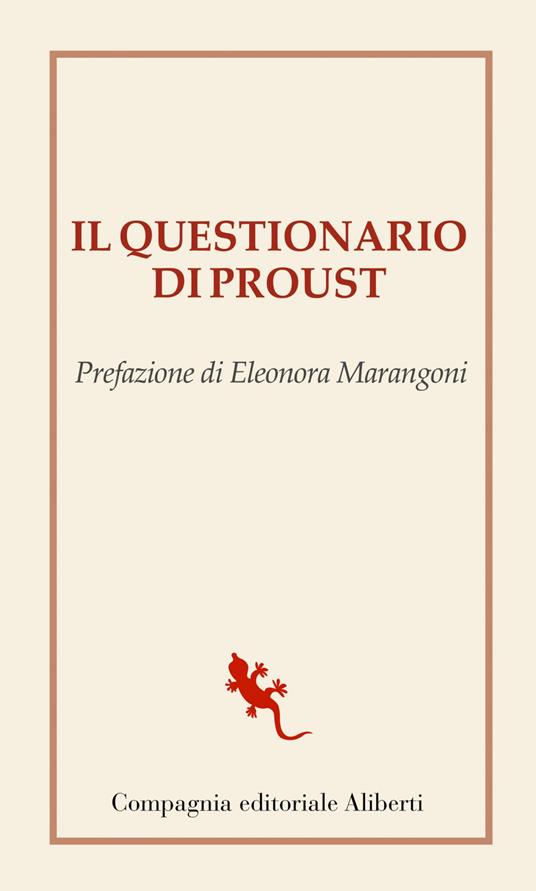 Il questionario di Proust - Eleonora Marangoni - ebook