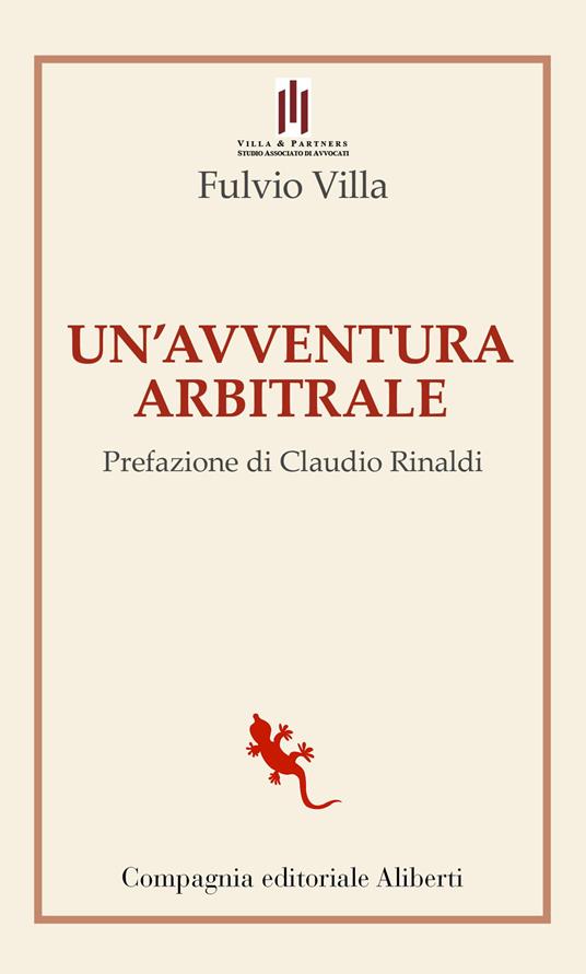 Un'avventura arbitrale - Fulvio Villa - copertina