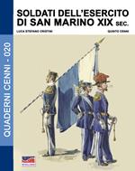 Soldati dell'esercito di San Marino. XIX sec.