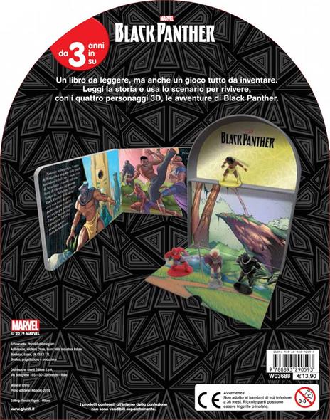 Black Panther. Marvel. Libro gioca kit. Con gadget - 2