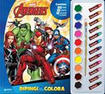 Avengers. Dipingi & colora. Con 12 pastelli a cera e 10 acquerelli