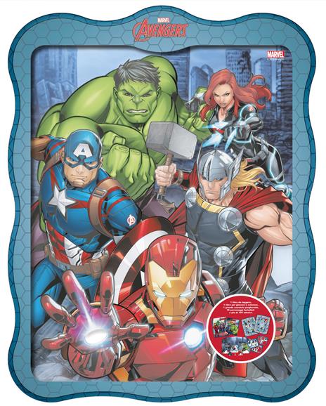Marvel Avengers. Storie di latta. Ediz. a colori. Con gadget - copertina
