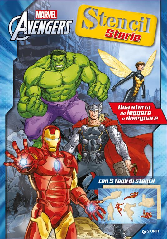 Avengers. Stencil storie. Ediz. illustrata - copertina
