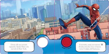 Spiderman. Una storia da leggere con 4 suoni. Premi e ascolta. Ediz. a colori - 3