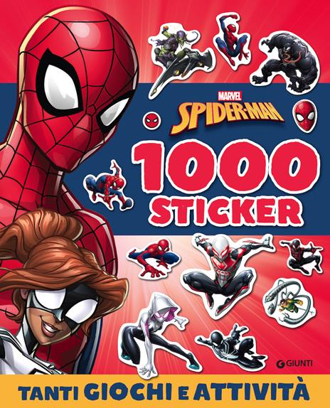 Spiderman. 1000 stickers. Tanti giochi e attività. Con adesivi. Ediz. a colori - copertina