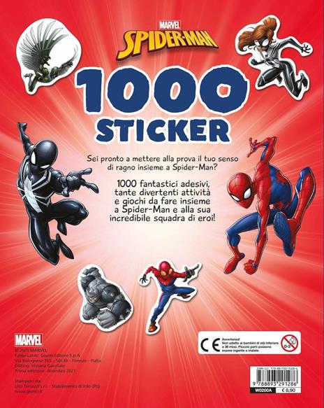 Spiderman. 1000 stickers. Tanti giochi e attività. Con adesivi. Ediz. a colori - 5
