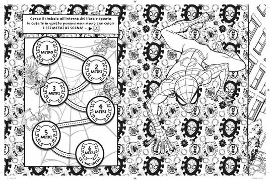 Spiderman. Colora senza fine. 6 metri da colorare. Super album. Ediz. illustrata - 2