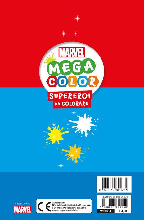 Mega color Marvel. Supereroi da colorare - 2