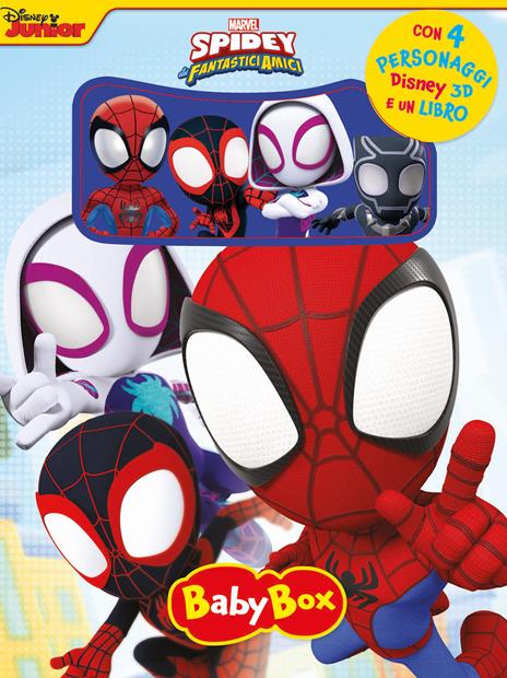 Spidey e i suoi fantastici amici. Baby box. Ediz. a colori. Con 4 figurine 3D - copertina