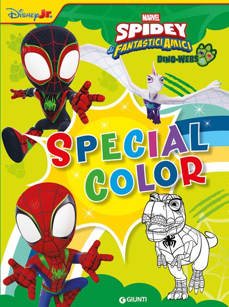 Dino-Webs. Spidey e i suoi fantastici amici. Special color. Ediz. a colori - copertina
