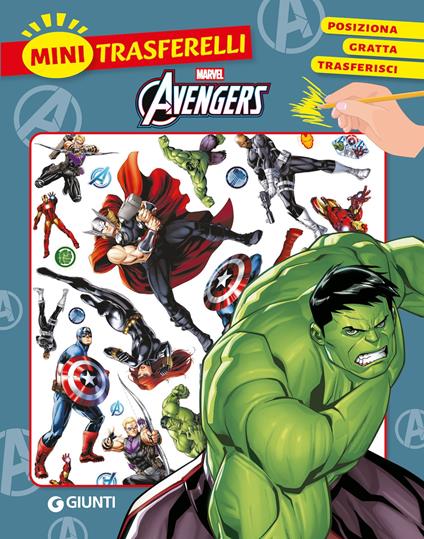 Avengers. Mini trasferelli. Ediz. a colori - copertina