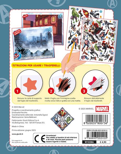 Avengers. Mini trasferelli. Ediz. a colori - 2