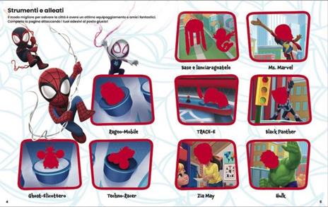Spidey e i suoi fantastici amici. Superstaccattacca. Con adesivi. Ediz. a colori - 3