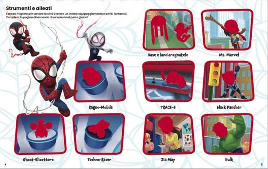Spidey e i suoi fantastici amici. Superstaccattacca. Con adesivi. Ediz. a colori - 3